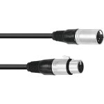 30220768 xlr c�ble de liaison [1x xlr m�le 5 p�les - 1x xlr femelle 5 p�les] 3. 00 m noir - omnitronic ...