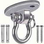 Vurahome - 304 acier inoxydable lourds crochet de plafond, crochets de suspension, 4 vis de fixation ...