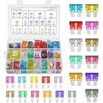 306pcs voiture fusible 5a10a15a20a25a35a amplificateur avec bo�te clip combinaison voiture lame fusible ...