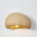 30cm lustre personnalis� cr�atif d'int�rieur plafonnier r�tro e27 suspension lustre moderne jaune