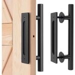 30cm poign�e de porte de grange, poign�e de porte coulissante, tirez la poign�e pour le garage, poign�e ...