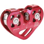 30kn double poulie tyrolienne c�ble de sauvetage chariot ext�rieur �quipement d'escalade (rouge) - vsiaisv ...