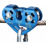 30kn ligne poulie tandem tandem escalade double tandem vitesse double zipline trolley avec mousqueton ...