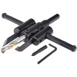 30mm � 120mm cercle r�glable cutter scie kit, foret pour cloison s�che en bois scie coupe ronde, travail ...