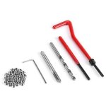 30pcs kit reparation filetage m8 inox foret h�lico�dal cl� hexagonale insert filetage taraud filiere ...