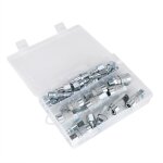 30pcs / set coupleur rapide ensemble de connecteurs mle femelle raccords de connecteur de tuyau d'air ...