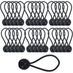 30pcs tendeur elastique avec boule, sandow elastique, tendeur bache pour banni�re, pavillon, b�che, camping, ...