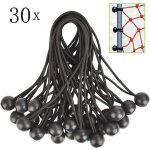 30pcs tendeur elastique, tendeurs elastique caoutchouc avec boule, pour b�che, pavillon, tente, rideaux, ...