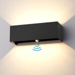 30w applique avec d�tecteur de mouvement, applique murale exterieur / interieur, ip65 3000k, applique ...