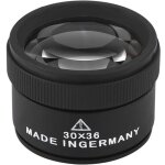 30x loupe de bijoux, grossissantes pi�ces monnaie professionnelle lentille optique alliage plaqu� portable ...