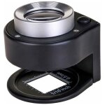 30x loupe illumin�e, 6 lumi�res bureau loupe en m�tal portable �chelle pliante �chelle boucle pour textile ...