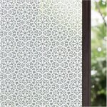 ?30x300cm)film fen�tre anti regard electrostatique adh�sif occultant intimit� film vitrage verre d�poli ...