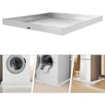 31, 89 x 29, 92 x 2, 48 pouces bac pour machine � laver bac d'�gouttement compact et robuste en acier ...