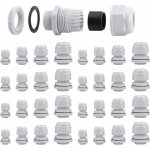32 pcs presse - �toupes m12, m16, m20, m25 x 1, 5 ip68 bo�te de connecteur presse - �toupe en plastique ...