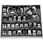 32pcs kit pieds de biche pour machine à coudre, machine à coudre domistique ourlet pied de pièces accessoires ... 32pcs kit pieds de biche pour machine à coudre, machine à coudre domistique ourlet pied de pièces accessoires ...