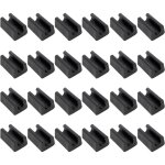 32pcs patin pied chaise, chaise jambe caps silicone tube pince, protection plancher meuble forme u en ...