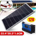 ?335x205x16mm?kit de panneau solaire monocristallin portable 10w 12v avec 30a controleur charge solaire ...