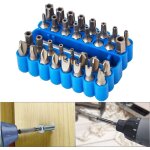33pi�ces t�te de tournevis, kit de foret hexagonal � vis de s�curit� inviolable avec support de t�te ...