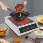 3500w cuisini�re � induction, cuisini�re � induction avec bo�tier en acier inoxydable, plaque de c�ramique ...