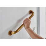 35cm retro barre d'appui s�curit� en cuivre de salle de bain baignoire douche wc support mural serviette ...