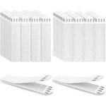 36 paires accroche tableau sans percer, fixation murale sans dommage, languette accroches tableaux, attache ...