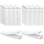 36 paires accroche tableau sans percer, fixation murale sans dommage, languette accroches tableaux, attache ...