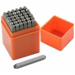 36 pi�ces lettres et chiffres � frapper, 6mm poin�on lettre metal, a - z et 0 - 9 lettre a frapper metal, ...