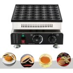 36 trous crpire lectrique 900 w, machine  crpes avec revtement antiadhsif, temps de prchauffage ...