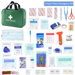 36 trousses de premiers secours diff�rentes de 235 pi�ces pour les familles en plein air, rouges