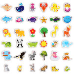 36pcs aimant frigo animaux magnet frigo tableau magn�tique, 3d r�frig�rateur mignonne dr�le convient ...