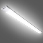 36w r�glette led extra plate line luminaire led �tanche tubes led interconnectable traversante blanc ...