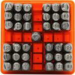37 pi�ces lettres et chiffres � frapper, 3mm poin�on, a - z et 0 - 9, pour estampage du m�tal, du plastique, ...