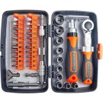 38 en 1 ensemble complet d'outils de r�paration de maisons, boite � cliquet tournevis multifonction, ...