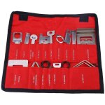 38pcs outil de suppression de radio, outil autoradio stro extraction retrait en acier au carbone outil ...