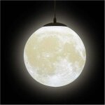 3d moon lustre - lune plafonnier lustre lune plafonnier planete suspension luminaire lune restaurant ...
