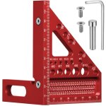 3d multi - angle equerre menuisier avec goupilles caches, 22. 5 - 90equerre 3d en alliage d'aluminium ...
