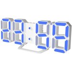 3d réveil led affichage de la date numérique température snooze table tenture murale - mot bleu coque ... 3d réveil led affichage de la date numérique température snooze table tenture murale - mot bleu coque ...