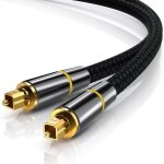 3m c�ble optique audio num�rique cordon fibre optique toslink pour home cin�ma barre de son tv ps3 ps4 ...