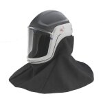 3m ? casque de s�curit� avec cape de protection pour unit�s filtrantes ? protection contre particules ...