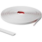 3m moulure auto - adh�sives, blanc pvc flexible �tanche, baguette de finition auto - adh�sive pour mur, ...