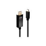 Lindy 43293 adaptateur de cable de video 3 m usb type c hdmi type a (standard) noir