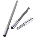 3pcs 1 / 4  60 / 100 / 150mm perceuse �lectrique tournevis embout hexagonal titulaire de bits extension ...