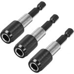 3pcs 6. 35mm hex tige porte - embout de tournevis magn�tique embouts de tournevis � douille pour barre ...