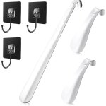 3pcs chausse pied, chausse - pied acier inoxydable(30cm & 15cm), avec crochet trou pour toutes tailles ...