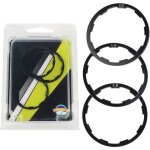 Snq - 3pcs entretoise de vlo, rondelles de roue libre de vlo entretoise de moyeu de volant dinertie ...