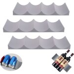 Snq - 3pcs Étagère à vin en plastique style européen casier à vin antidérapant organisateur de canettes ... Snq - 3pcs Étagère à vin en plastique style européen casier à vin antidérapant organisateur de canettes ...