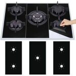 3pcs plaque de cuisson � gaz protection en t�flon, tapis de cuisini�re � gaziniere gaz r�utilisables, ...
