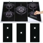 3pcs plaque de cuisson � gaz protection en t�flon, tapis de cuisini�re � gaziniere gaz r�utilisables, ...