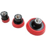 3pcs plateau de pon�age 25mm 50mm 75mm disques abrasifs m14 velcro assiette de pon�age auto - agrippante ...