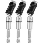 3pcs support de perceuse rotatif magn�tique � angles multiples tige autobloquante � d�gagement